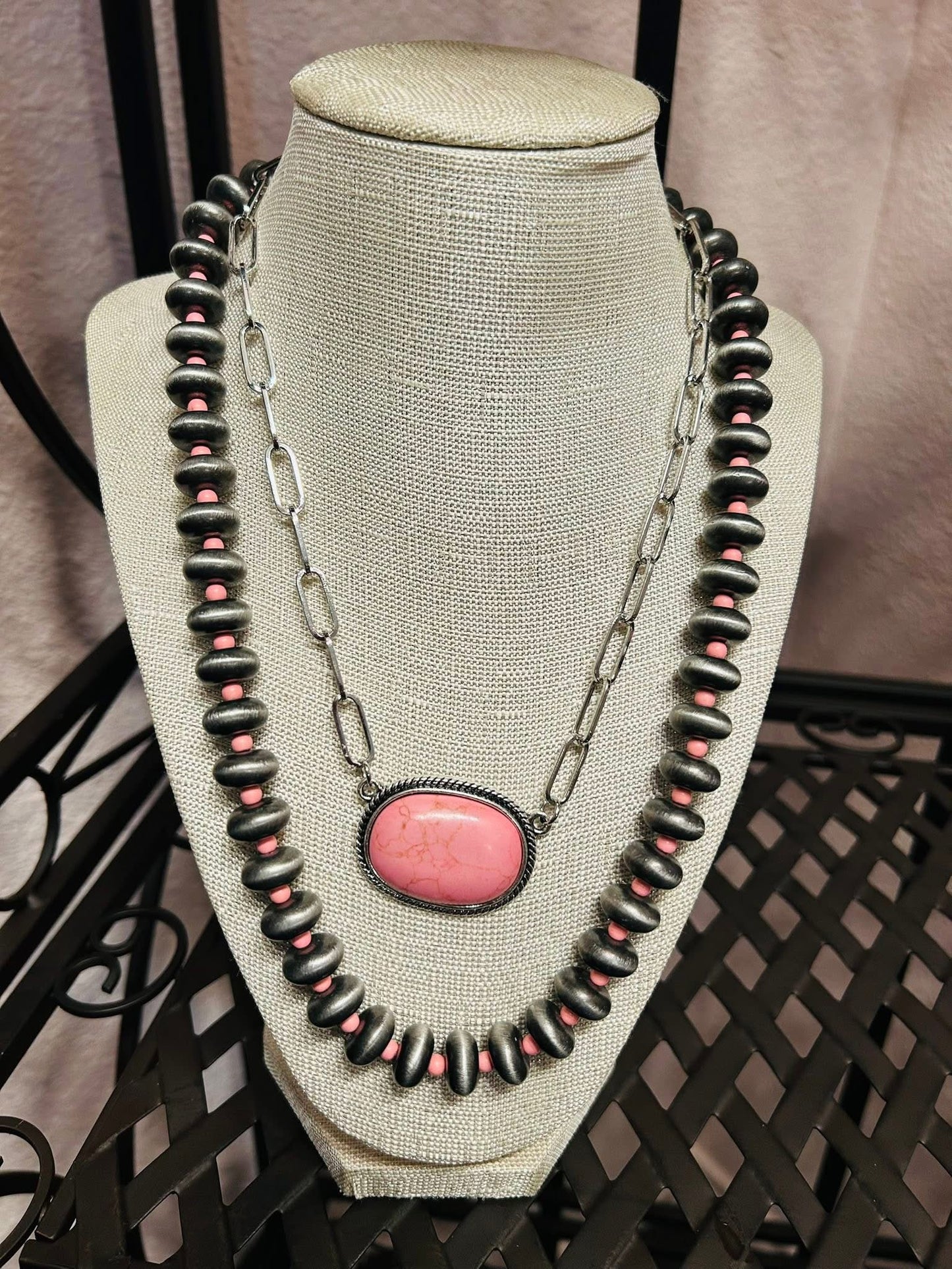 Pink Helena Necklace
