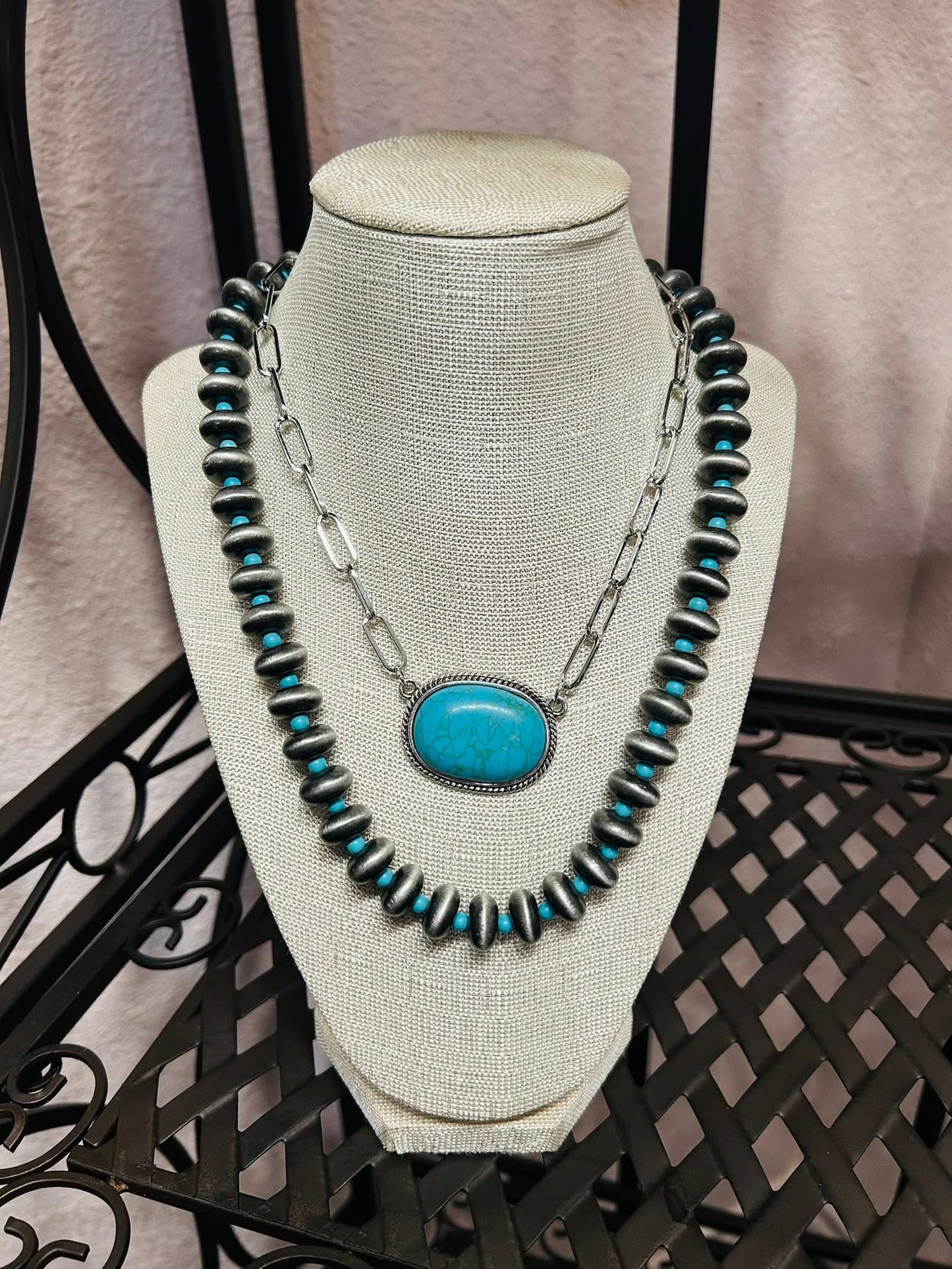 Blue Helena Necklace