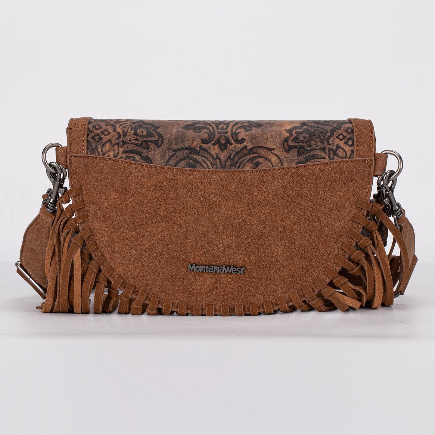 MW Brown Fringe Bum Bag