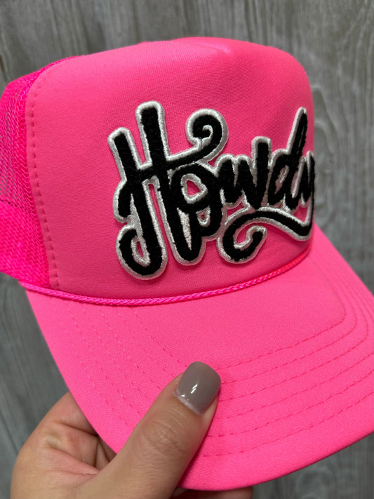 Howdy Chenille Foam Trucker Cap