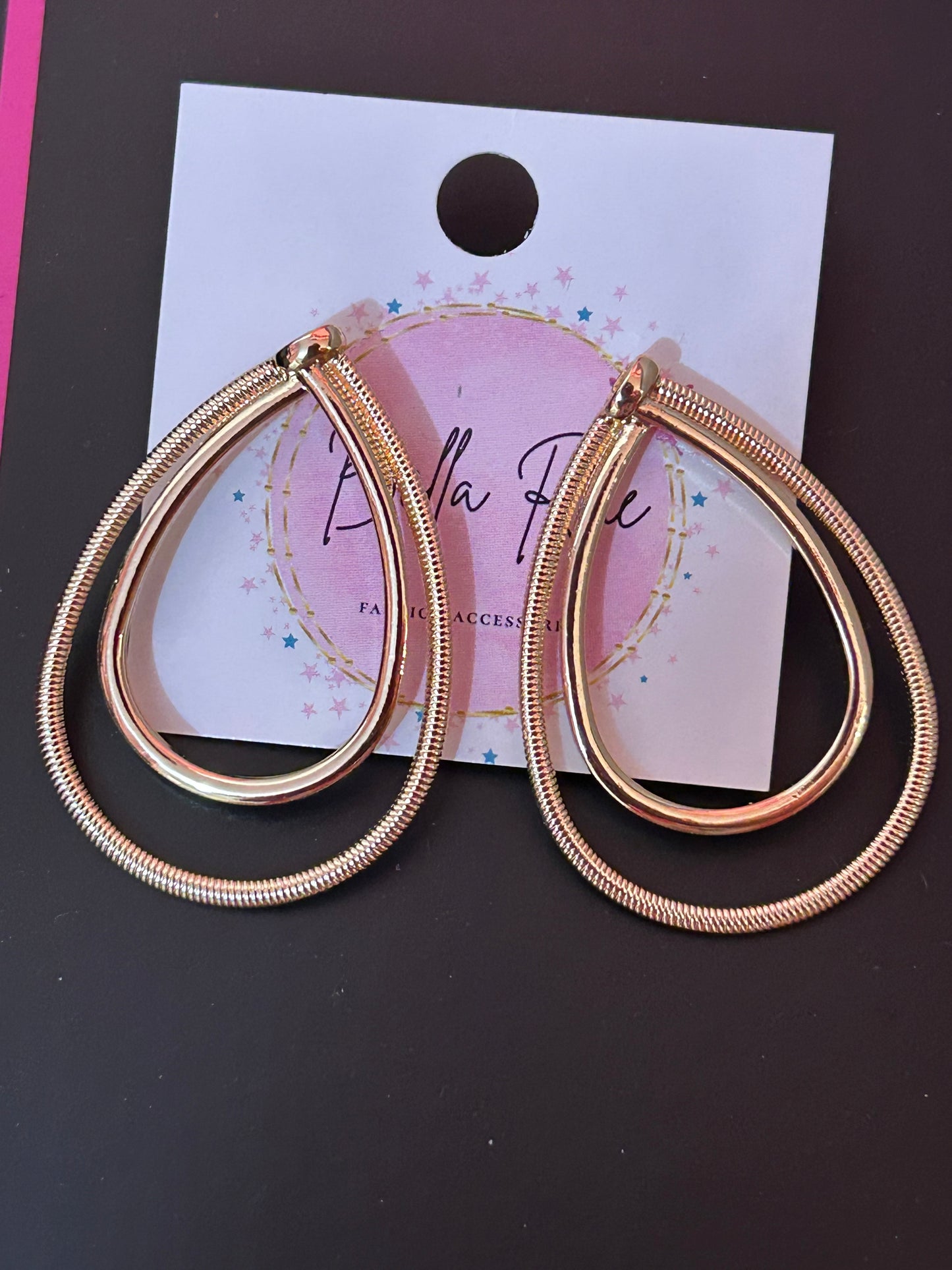 Double Teardrop Earrings