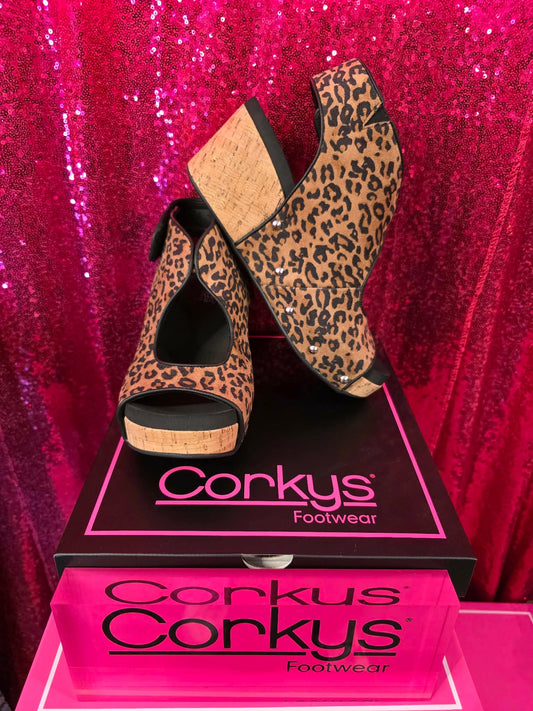 Corkys - Leopard Frisky Sandals